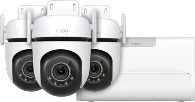 TP-Link Tapo C530WS 3er-Pack + H500 Smart HomeBase