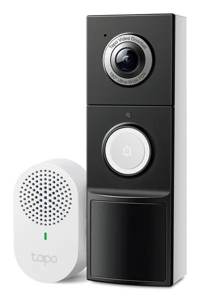 TP-Link Tapo D235 - 2K Video-Türklingel mit Gong - Schwarz