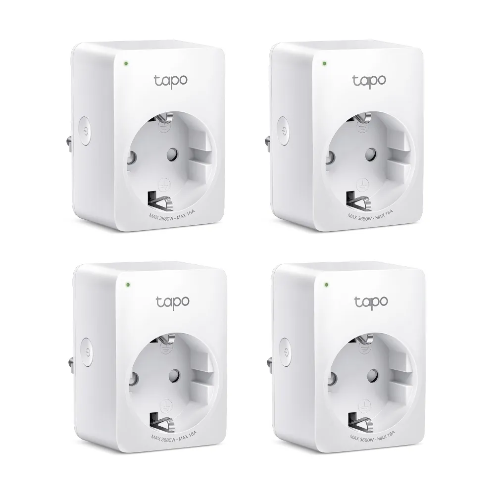 TP-Link Tapo P110 - Mini Smart WLAN-Steckdose 4er-Pack - Weiß