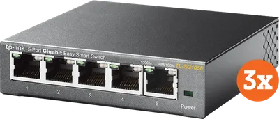 TP-Link TL-SG105E 3er-Pack