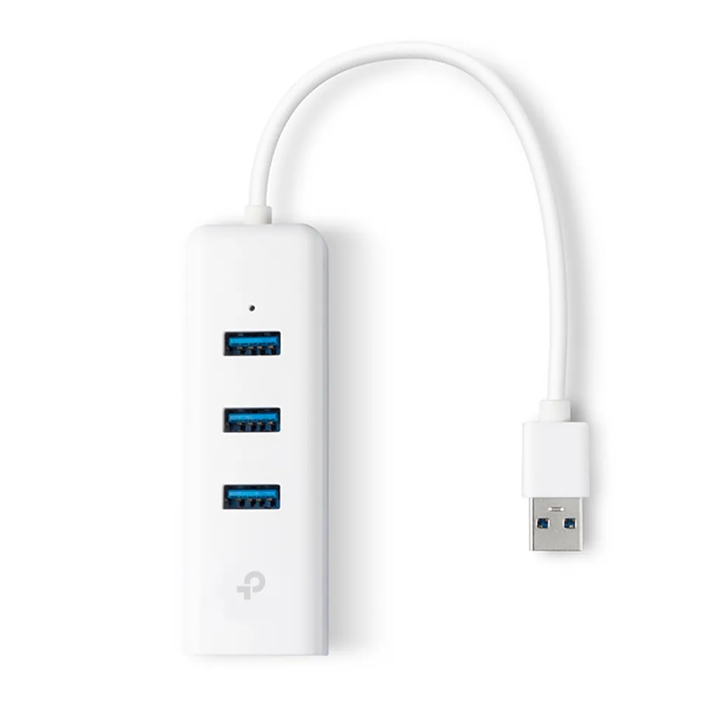 TP-Link UE330 laptop-dockingstation & portreplikator Kabelgebunden USB 3.2 Gen 1 (3.1 Gen 1) Type-A Weiß