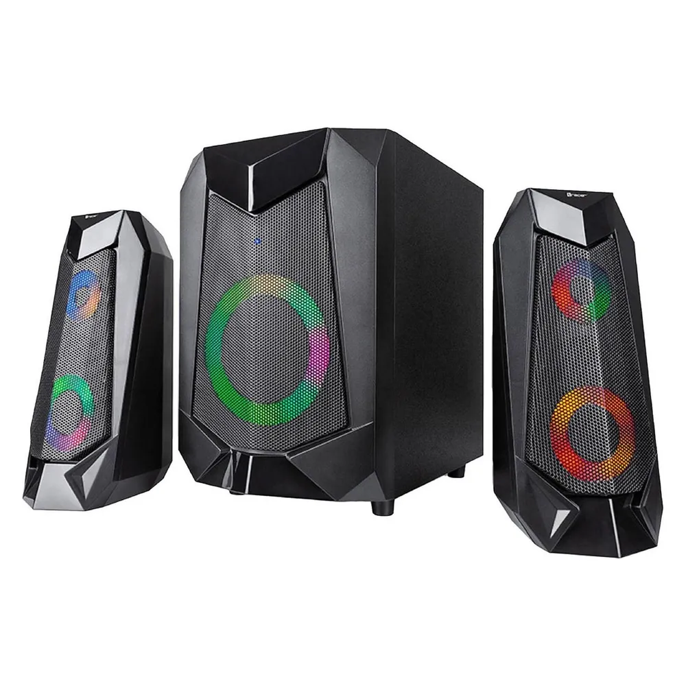Lautsprecher Tracer Kabelgebunden 20W mit Bluetooth und schwarzer Beleuchtung