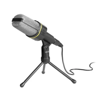 Mikrofon Tracer Screamer kabelgebunden Karaoke schwarz 2 m Kabel 3,5 mm
