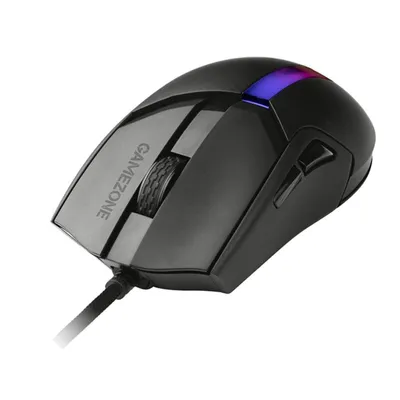 Maus TRACER Gamezone Cool USB Typ-A 12000 DPI Schwarz 7 Tasten Beleuchtet