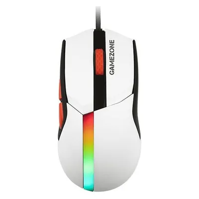 Ratón TRACER Gamezone Cool USB Type-A 12000DPI Weiß 7 Tasten Beleuchtet