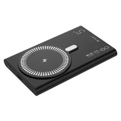 Powerbank Trackimo Airmag2 5000 mAh MagSafe 20W PD USB-C Schwarz