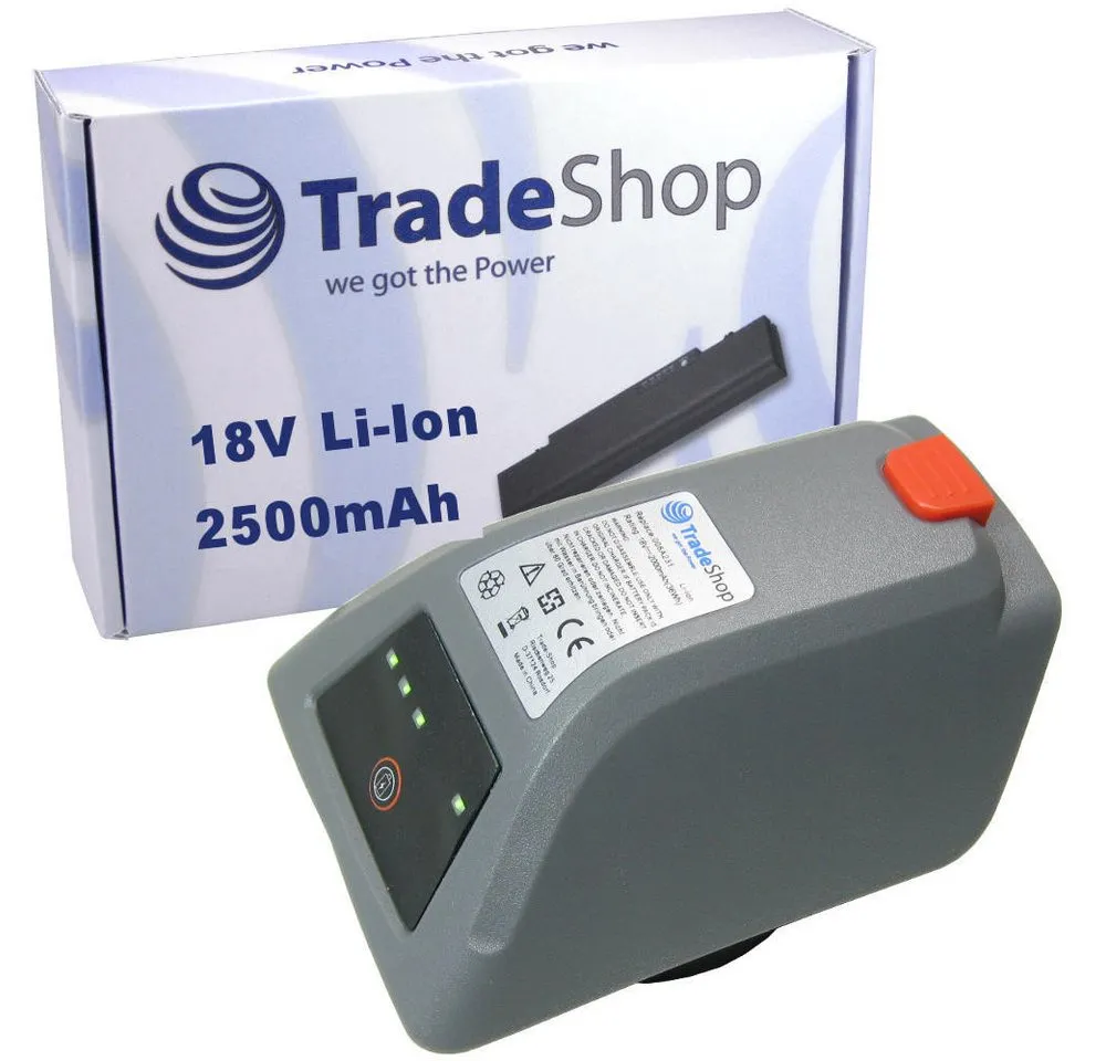 Trade-Shop Akku passend für Gardena Schlauchbox 8025-20, 008A231 Akku Li-Ion 2500 mAh (18 V)