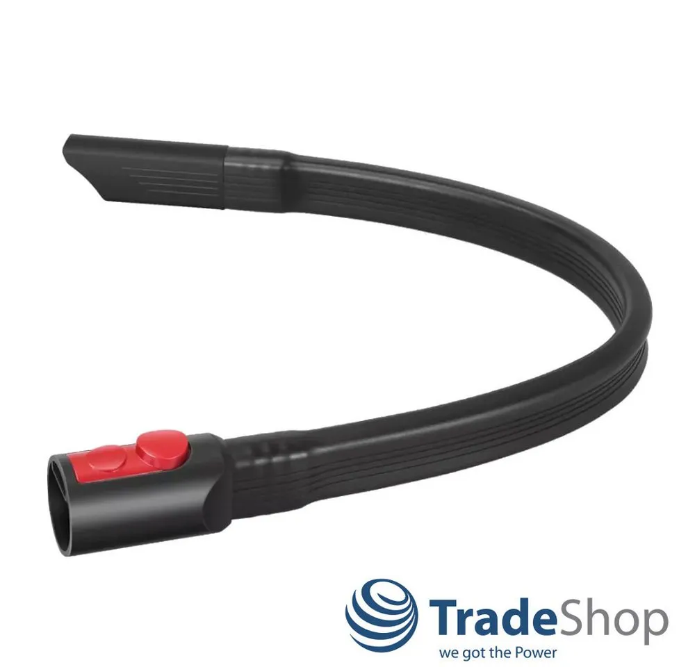 Trade-Shop Fugendüse Saugdüse passend für Dyson V7, V8, V10, V11, V15 Staubsauger, 58cm lang, 180 Grad biegsam - ideal für schwer zugängliche Stellen