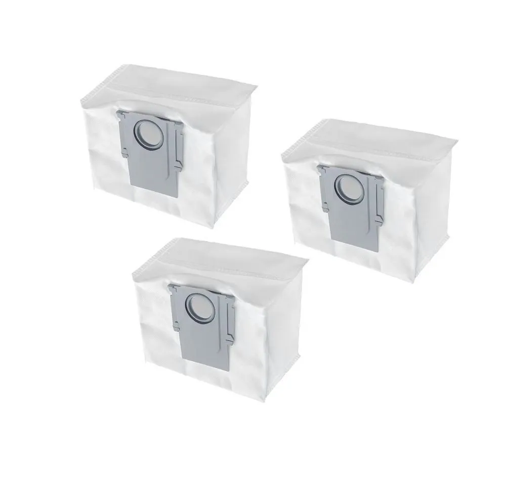 Trade-Shop Staubsaugerbeutel 3x passend für Xiaomi Roborock S7 Pro Ultra, Q7 Max, Q7 Max+, Q5 Pro+, 3 St., Ersatz Staubbeutel / Saugbeutel / Filtertüten - Material: Microvlies
