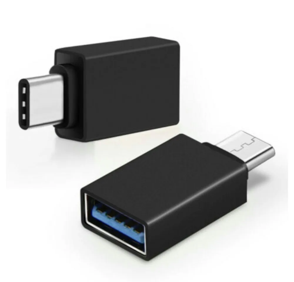 TradeNation Adapter USB C auf USB A 3.0 OTG USB-Stick für MacBook Samsung Buchse USB-Adapter USB-C zu USB 3.0 Typ A, Plug & Play OTG