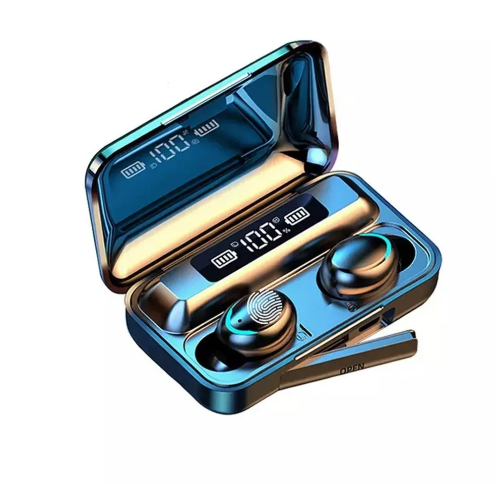 TradeNation Bluetooth Wireless Kopfhörer Earbuds In-Ear Touch Control Bluetooth-Kopfhörer (Siri, Google Assistant, Alexa, Voice Assistant, Bixby, Bluetooth, Touch Control)