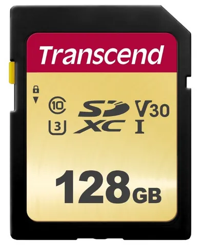 Transcend 500S | ts128gsdc500s | Flash-Speicherkarte - 128 GB