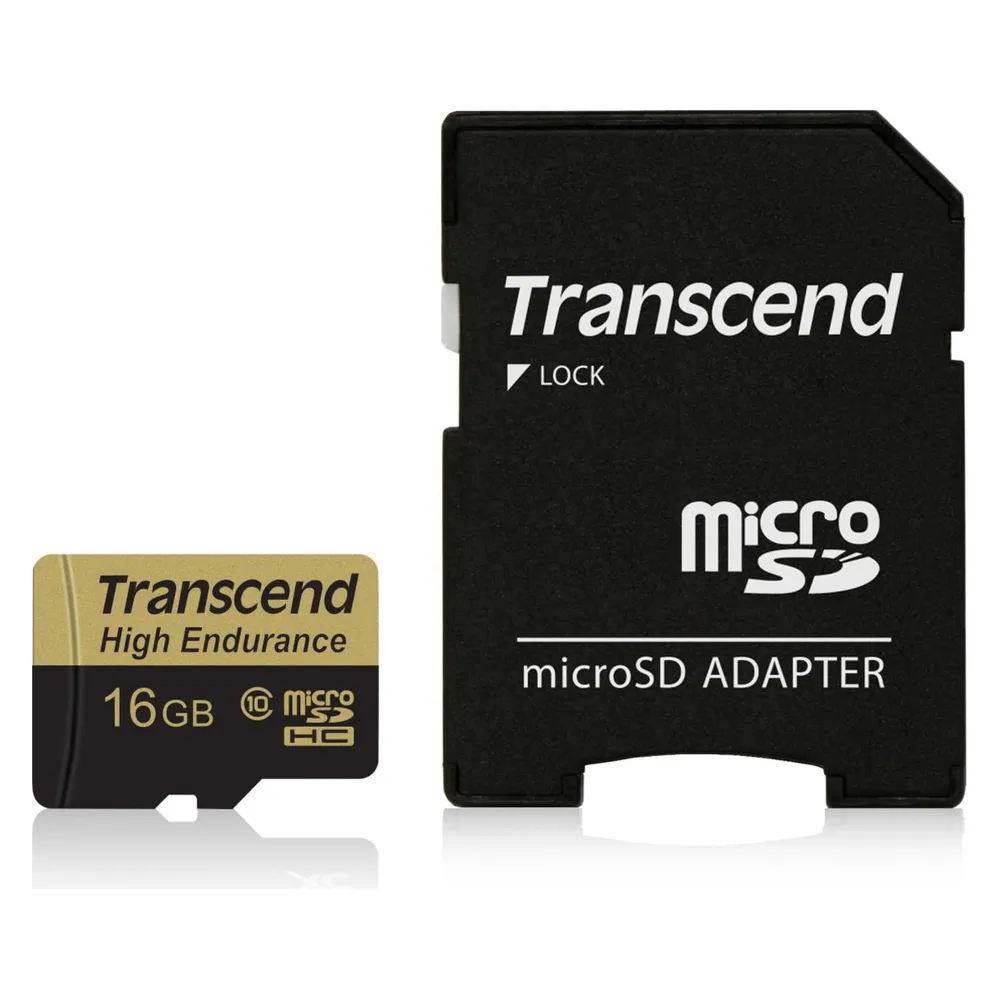 Transcend High Endurance (16 GB, microSDHC, U1, UHS-I)