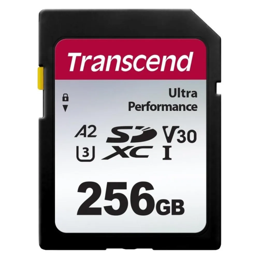 Transcend SD Card SDXC SDC340S 160/90 MB/s (256 GB, SDXC, U3, UHS-I)