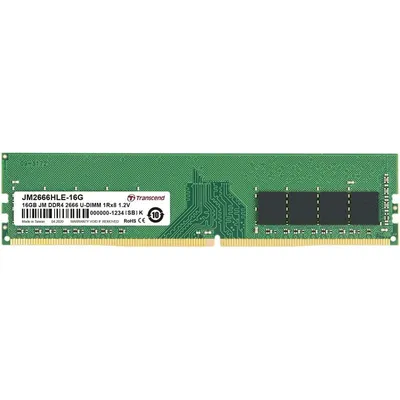 Transcend JetRam JM2666HLE-16G Speichermodul 16 GB 1 x 16 GB DDR4 2666 MHz