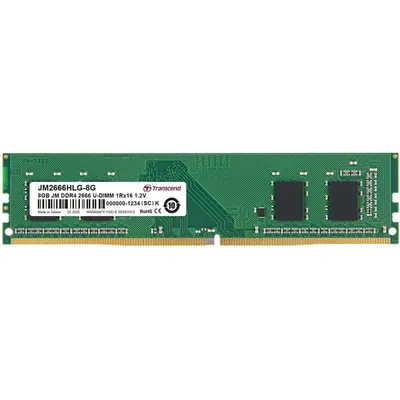 Transcend JetRam JM2666HLG-8G Speichermodul 8 GB 1 x 8 GB DDR4 2666 MHz