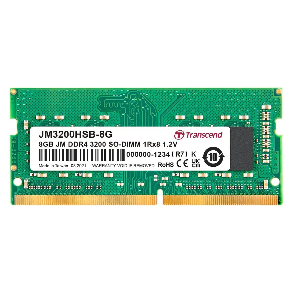 Arbeitsspeicher RAM Transcend JetRam JM3200HSG-8G 8GB 1x8GB DDR4 3200MHz CL22 SO-DIMM