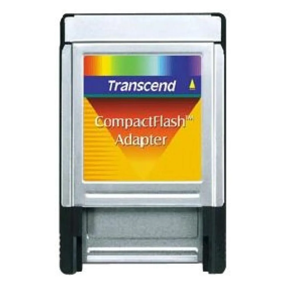Kartenleser Transcend Adapter CompactFlash zu PCMCIA Silber