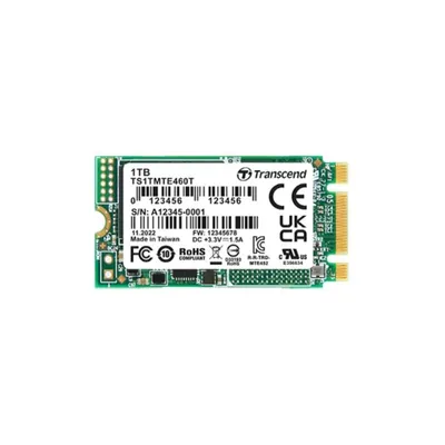 Disco Duro Transcend MTE460T 128GB M.2 NVMe PCIe 3.1 1700MB s 3D NAND