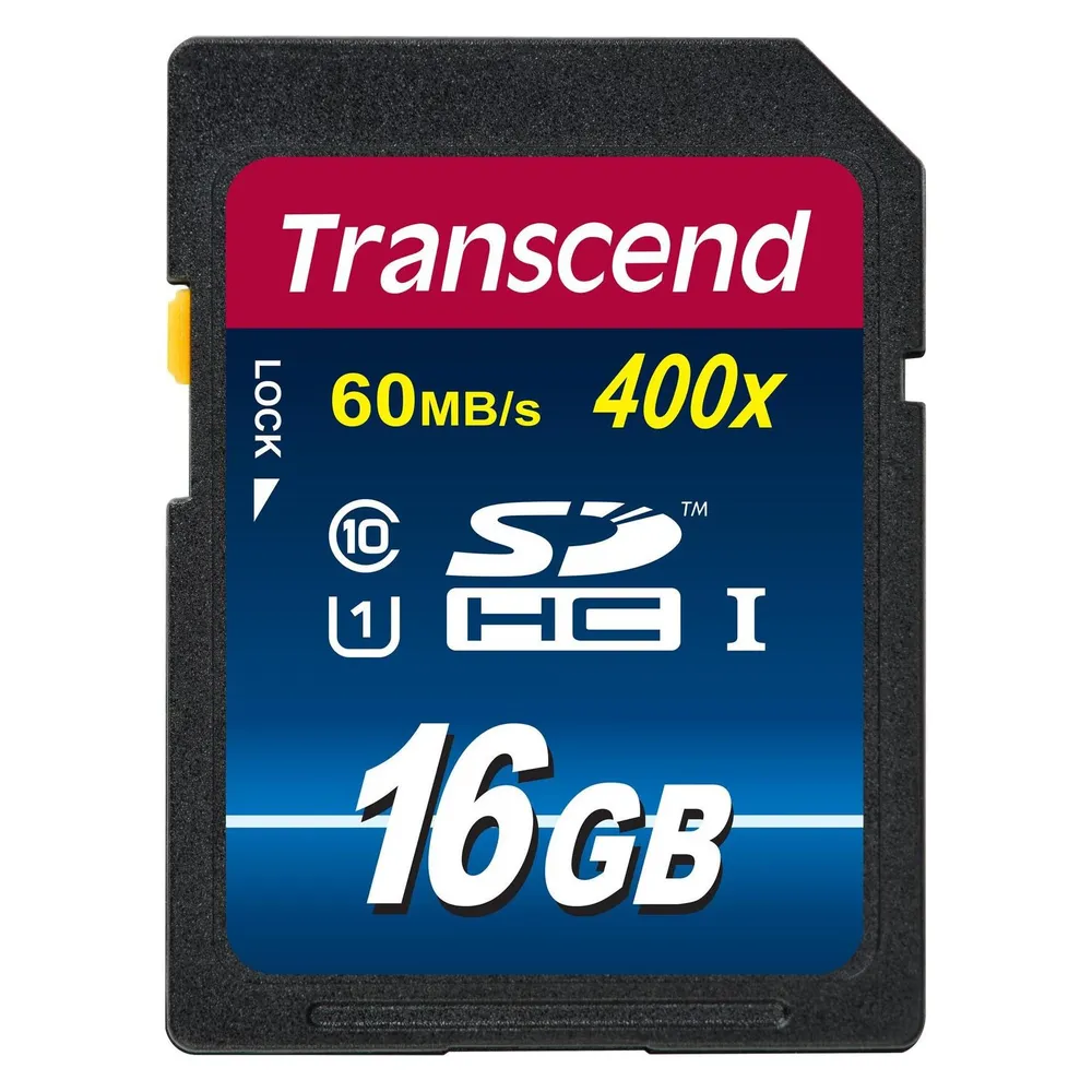Transcend Premium 400x (16 GB, SDHC, U1, UHS-I)