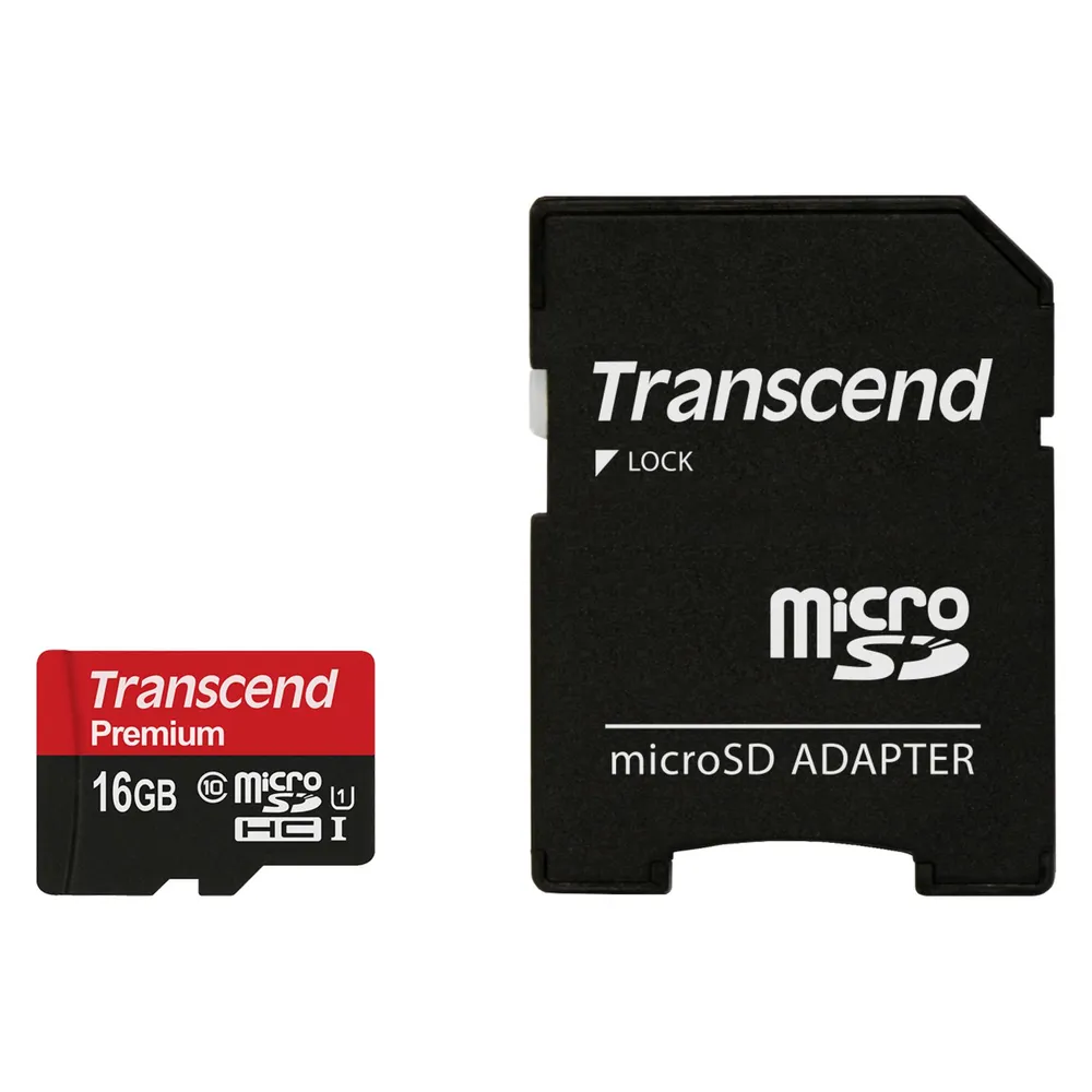 Transcend Premium 400x (16 GB, microSDHC, U1, UHS-I)