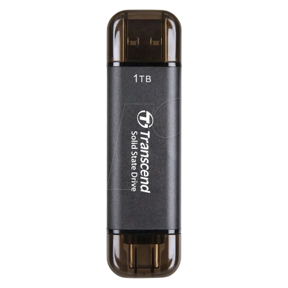 Festplatte Transcend ESD310C 1TB SSD USB 3.2 Gen 2x2 1050MB/s Schwarz