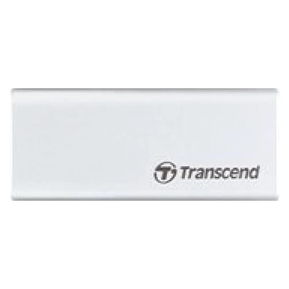 Festplatte Transcend ESD260C 250GB SSD USB Typ C 3.2 Gen 2 Passwortschutz Silber