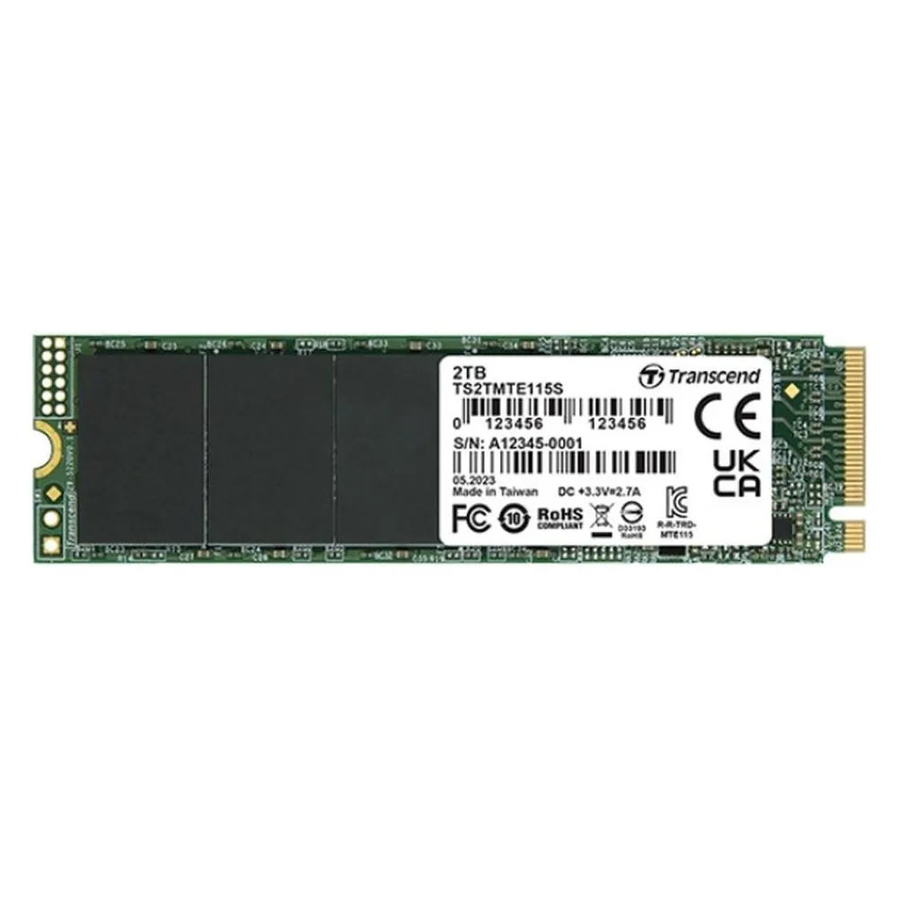 Festplatte Transcend PCIe SSD 115S 250GB M.2 3200MB/s NVMe 3D NAND