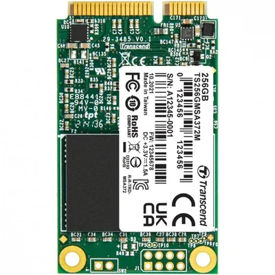 Transcend MSA372M 256 GB SSD mSATA SATA 3 MLC NAND