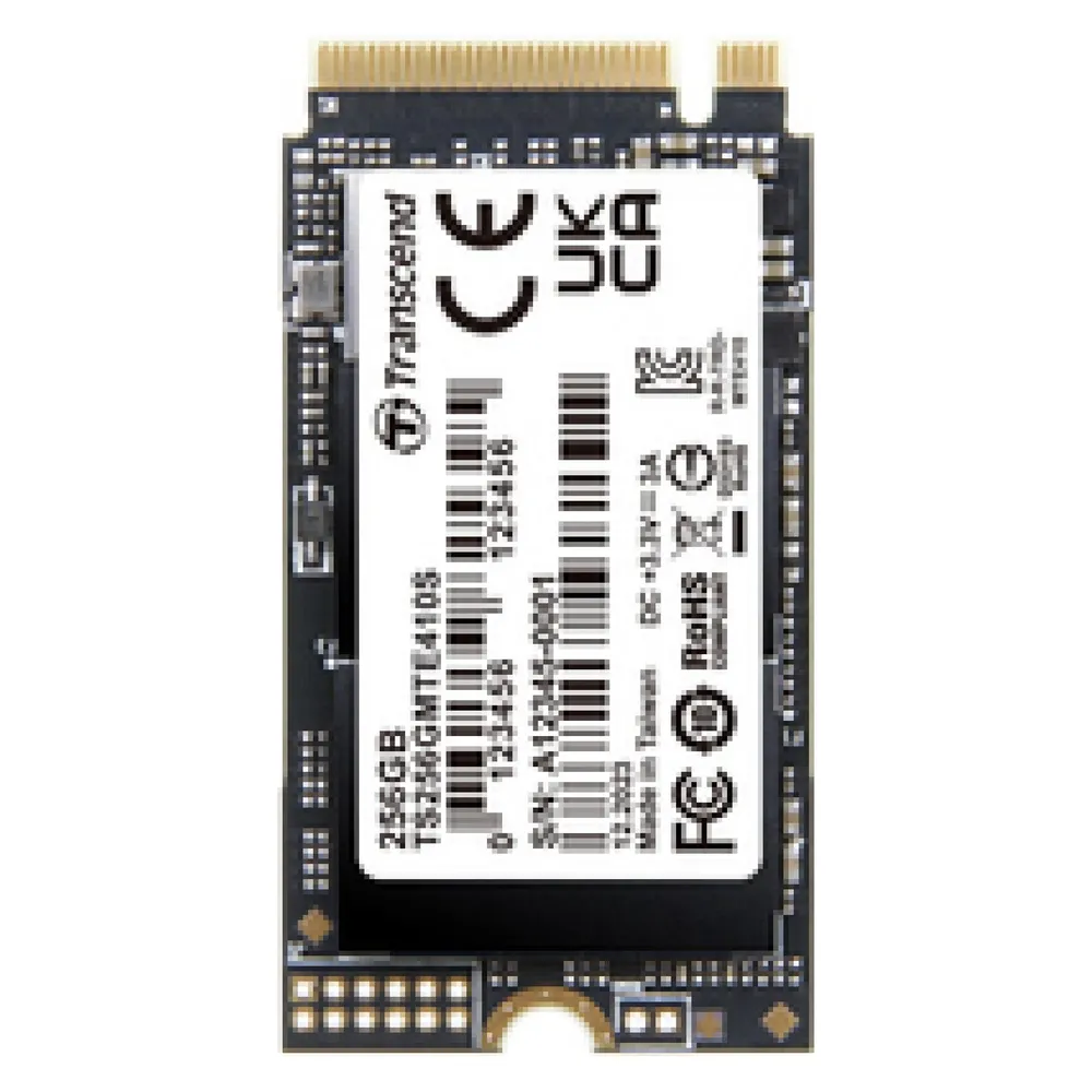Festplatte Transcend PCIe SSD 410S 256 GB M.2 NVMe 3300 MB/s Gaming