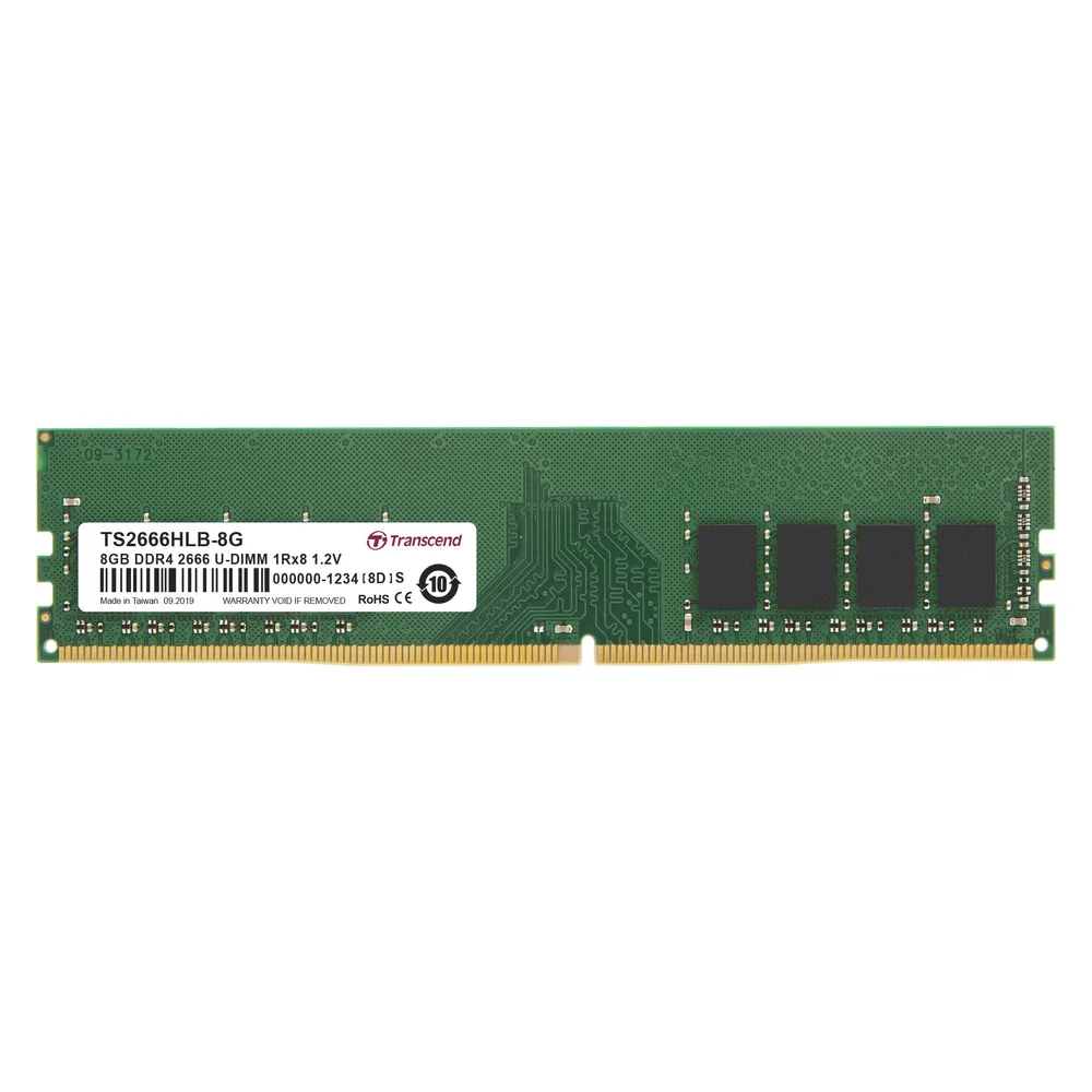 Transcend DDR4 8 GB (1 x 8GB, 2666 MHz, DDR4-RAM, DIMM)