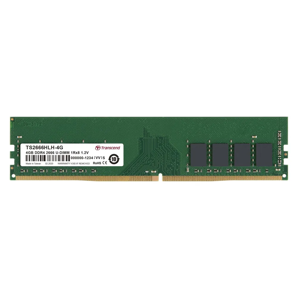 Transcend 4GB DDR4 2666U-DIMM 1Rx8 1.2V