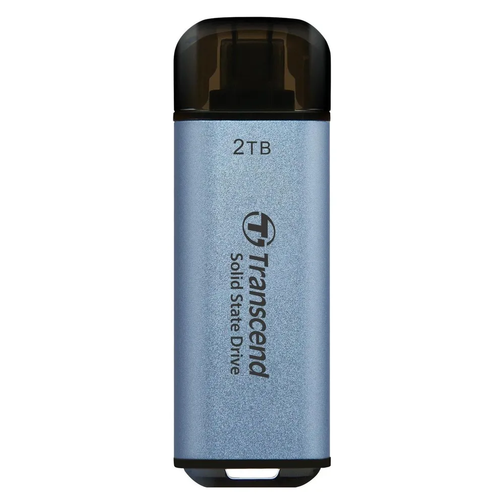 Festplatte Transcend ESD300 2TB SSD USB 3.2 Gen 2x2 1050MB/s Blau