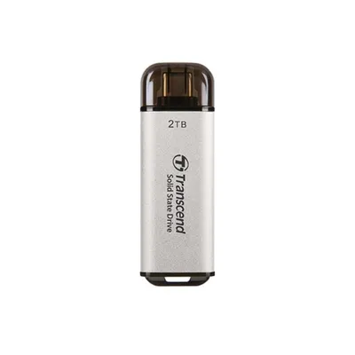 Disco Duro Transcend ESD300 2TB SSD USB Typ-C 10 Gbps Silber