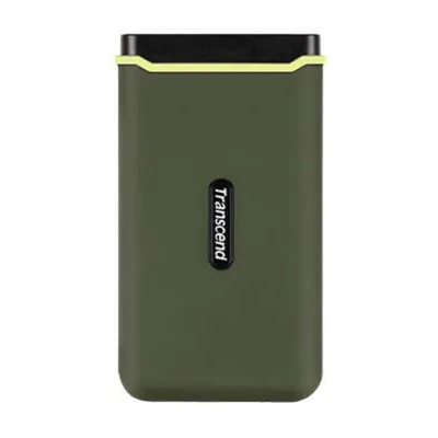 Festplatte Transcend ESD380C 2TB SSD USB 3.2 Gen 2 2000MB/s Grün Schutz