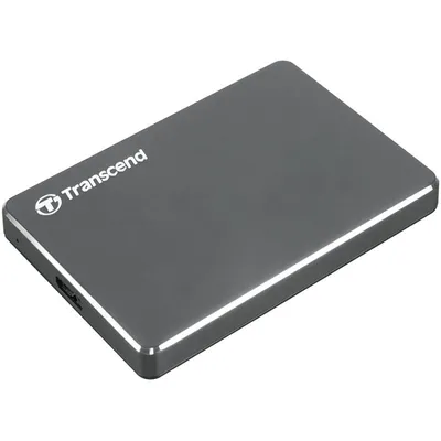 Transcend StoreJet 25C3 Externe Festplatte 2 TB 5400 RPM 2.5" Micro-USB B 3.2 Gen 1 (3.1 Gen 1) Grau