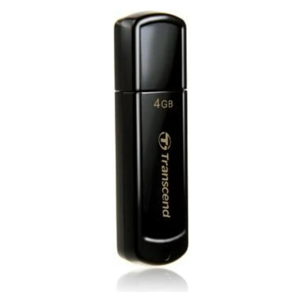 USB-Stick Transcend JetFlash 350 4GB USB 2.0 schwarz leicht