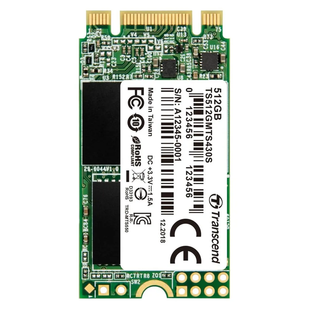 Transcend 430S (512 GB, M.2 2242)