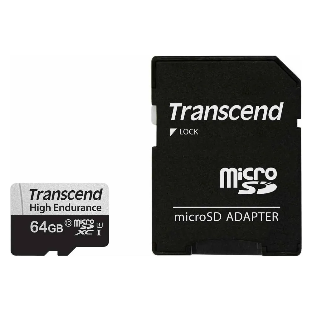Transcend microSDXC 350V 64GB Class 10 UHS-I U1