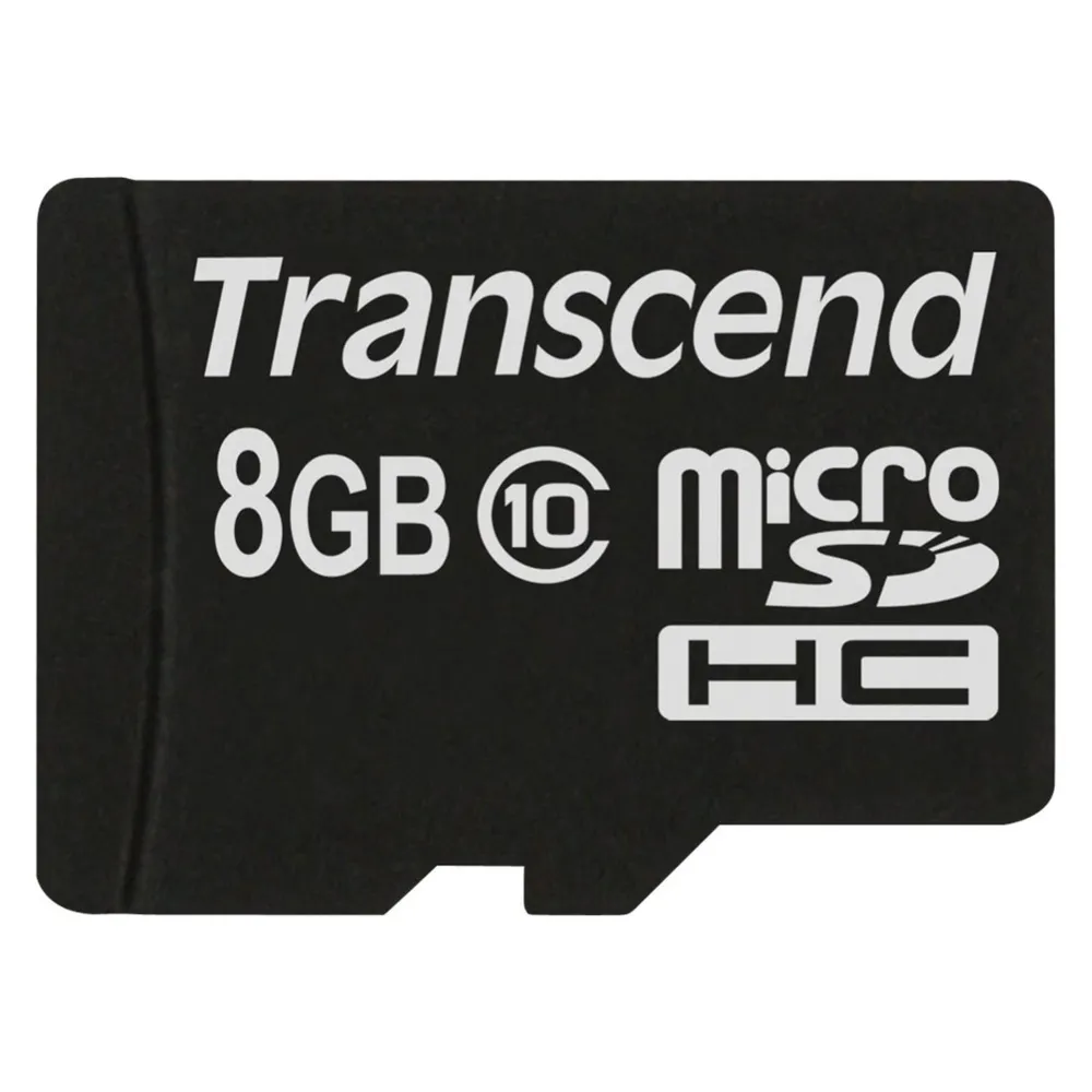 microSDHC Karte Transcend TS8GUSDC10 8GB Class 10 90MB/s Schwarz