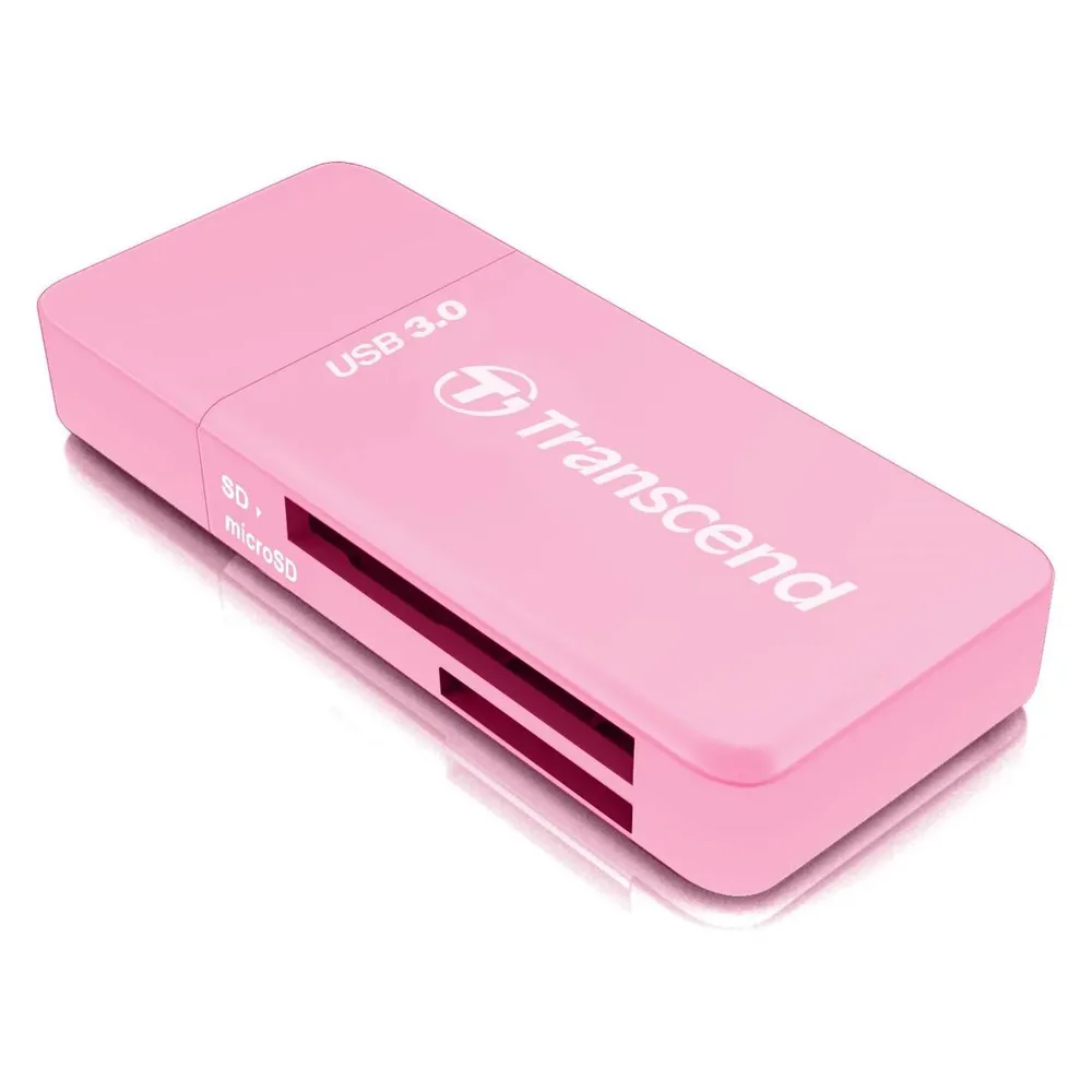 Kartenleser Transcend RDF5 USB 3.2 Gen 1 Rosa