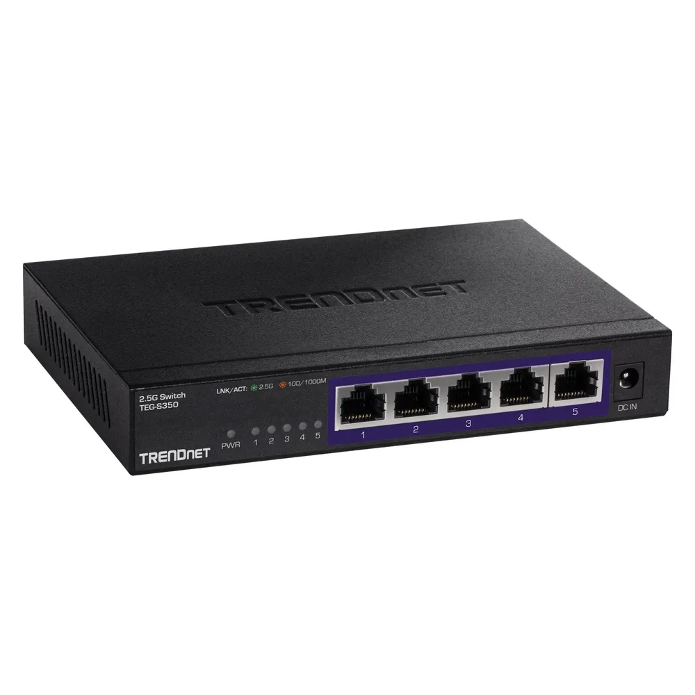 Trendnet TEG-S350 Netzwerk-Switch Unmanaged Gigabit Ethernet (10/100/1000) Schwarz