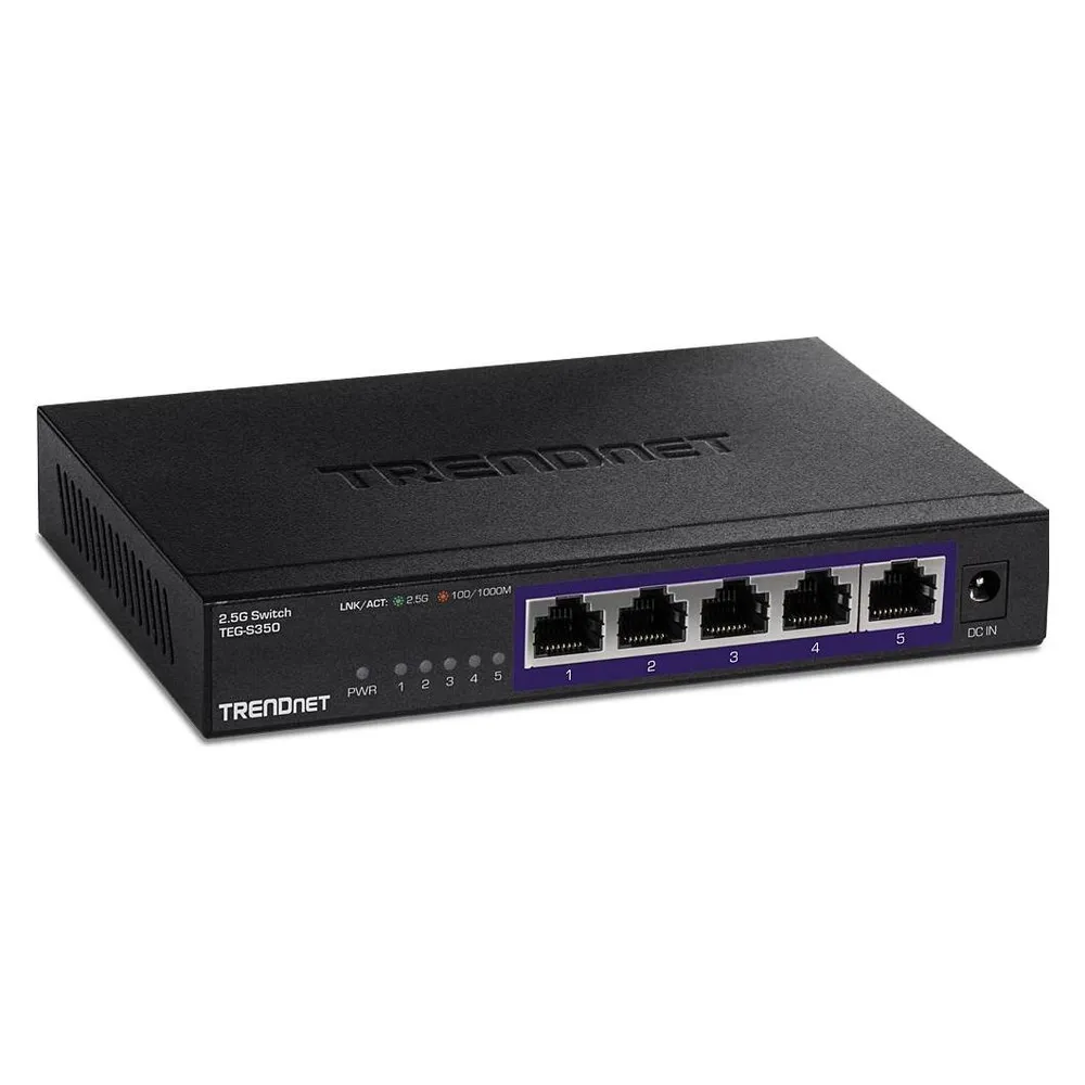 Trendnet TEG-S380 Netzwerk-Switch Unmanaged Gigabit Ethernet (10/100/1000) Schwarz