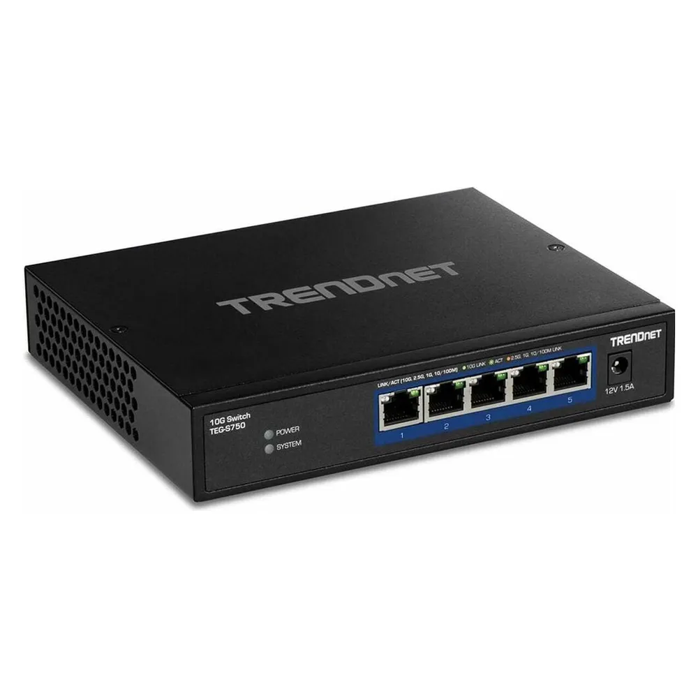 Router Trendnet TEG-S750 10G Ethernet 100Gbps Luefterlos Metallgehaeuse