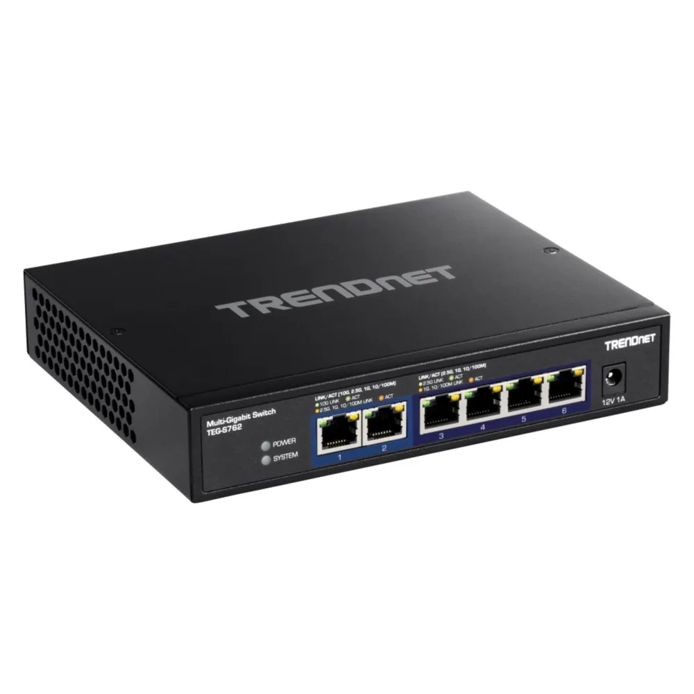 Switch Multi-Gigabit TRENDnet TEG-S762 6 Ports 10G/2.5G
