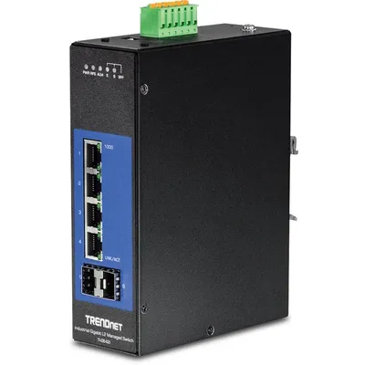 Switch TRENDnet TI-G642i L2 4 Ports Gigabit 2 SFP-Slots DIN-Montage