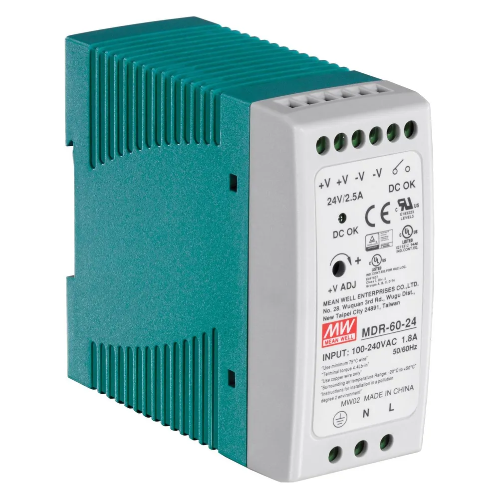 Netzteil Trendnet TI-M6024 60W CE UL Zertifiziert DIN-Schiene