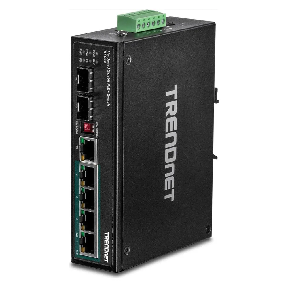 Trendnet Industrie Switch 6 Port Gbit PoE+