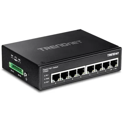 Trendnet TI-PG80 Netzwerk-Switch Unmanaged L2 Gigabit Ethernet (10/100/1000) Power over Ethernet (PoE) Schwarz