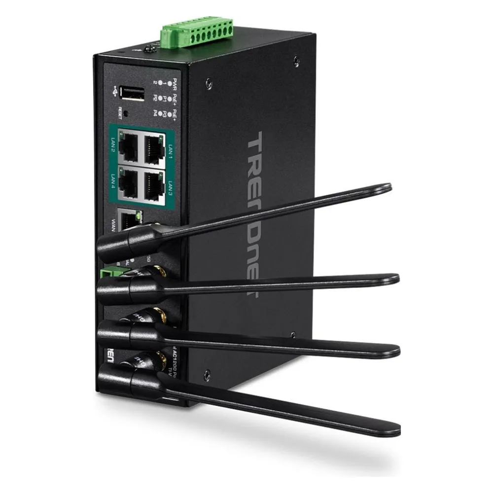 Router Trendnet TI-WP100 Ethernet WiFi 5 AC1200 Dual-Band PoE+ Industrie